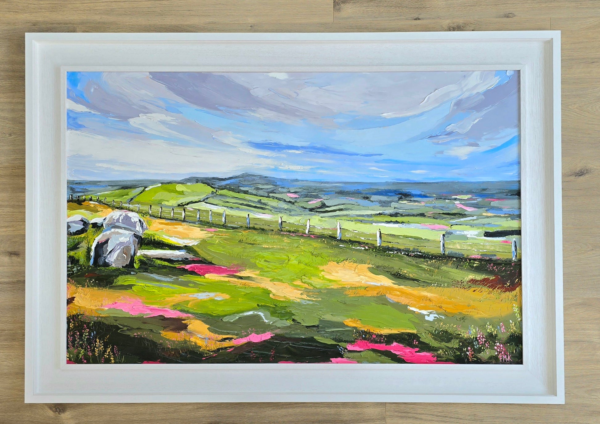 Art exhibition painting by Irish Artist Fiona McKenna