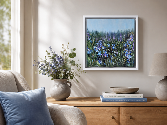 Whispers of the Meadow Breeze | Original Floral Art