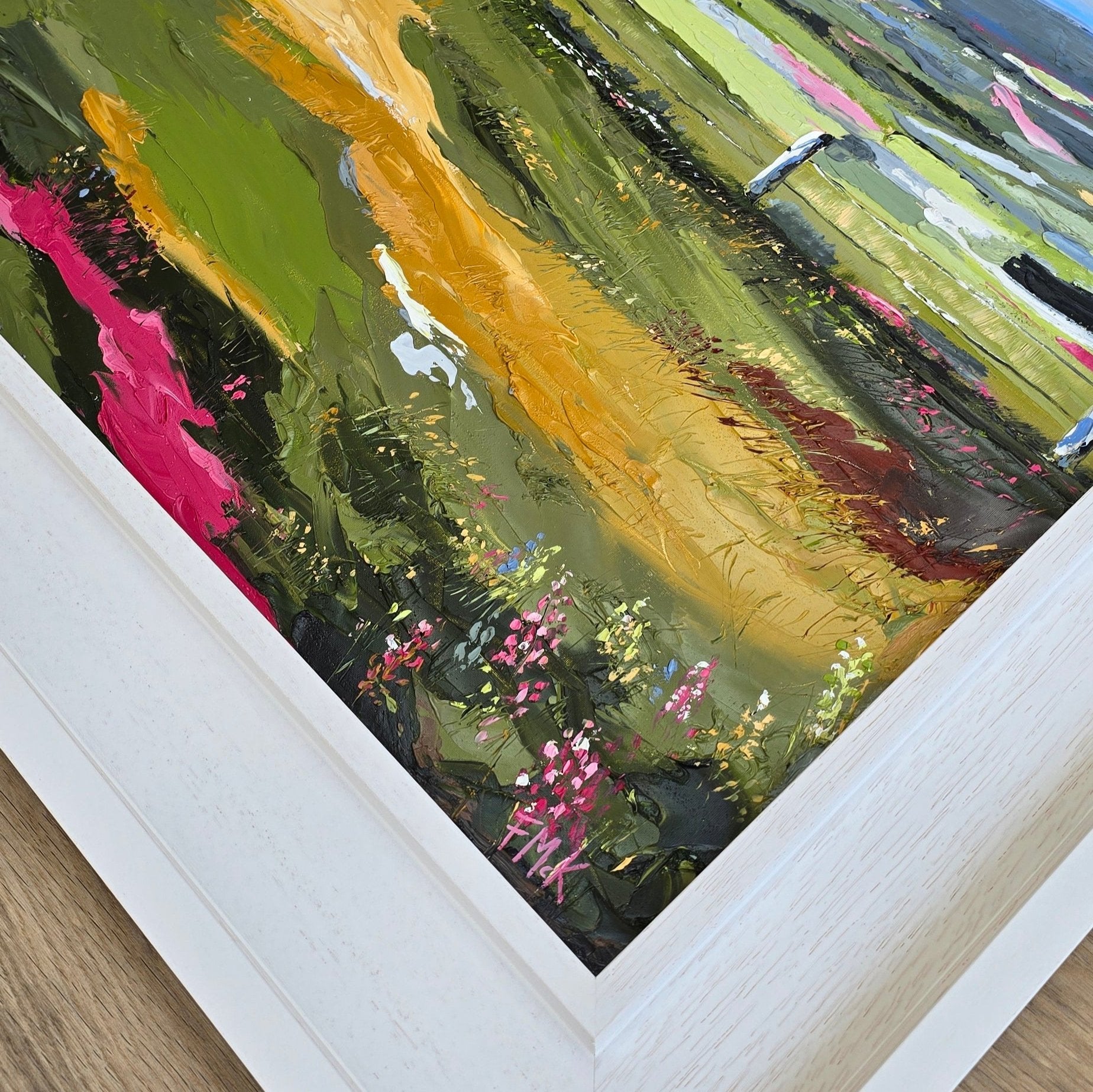 Art exhibition painting by Irish Artist Fiona McKenna