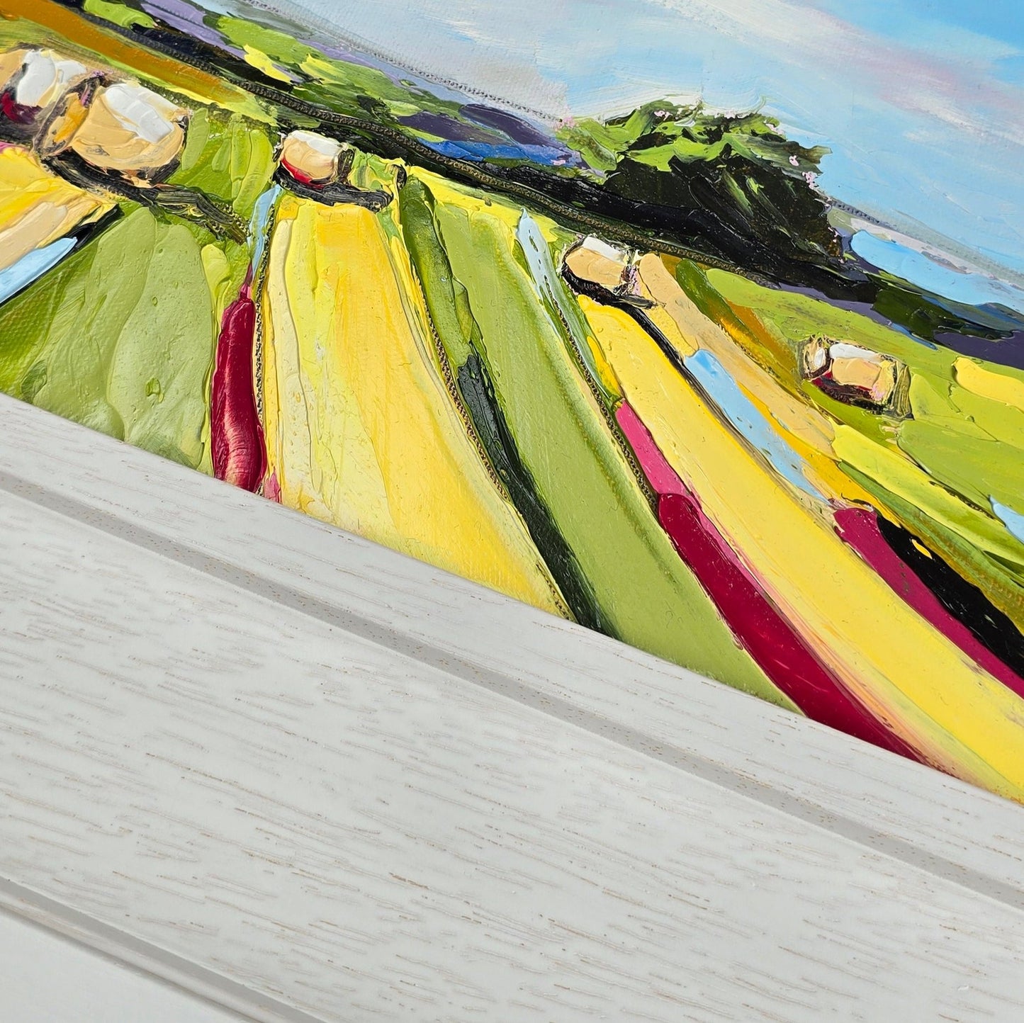 Detail of Hill of Tara in Summer painting
