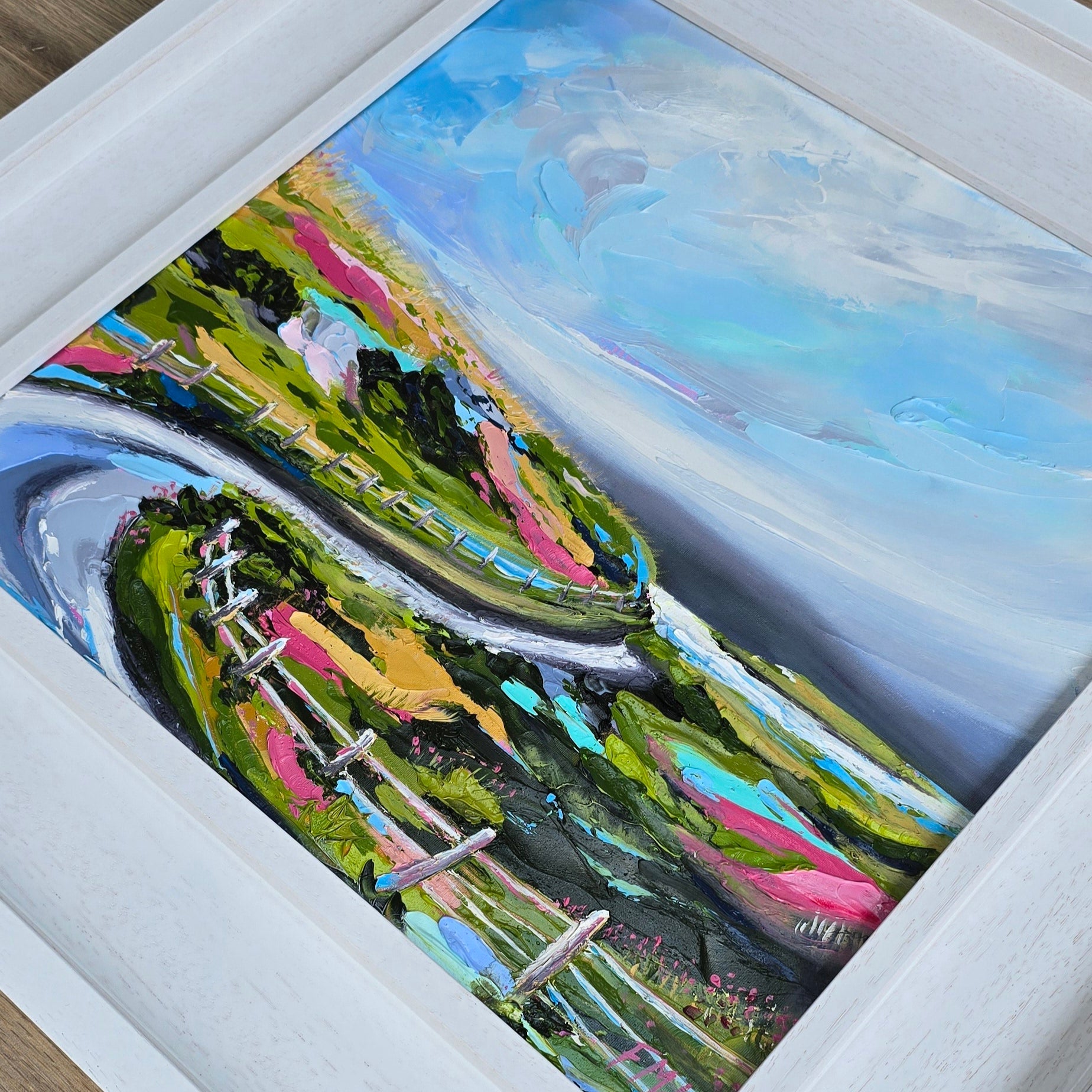 Irish painting Journey West by Irish artist Fiona McKenna