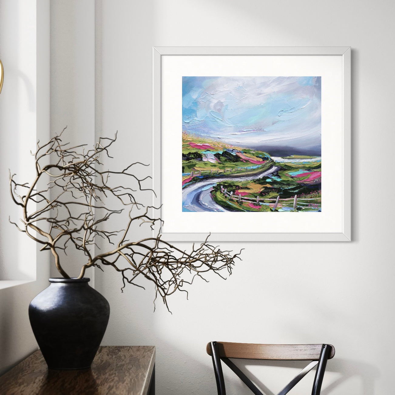 Irish west coast painting on wall