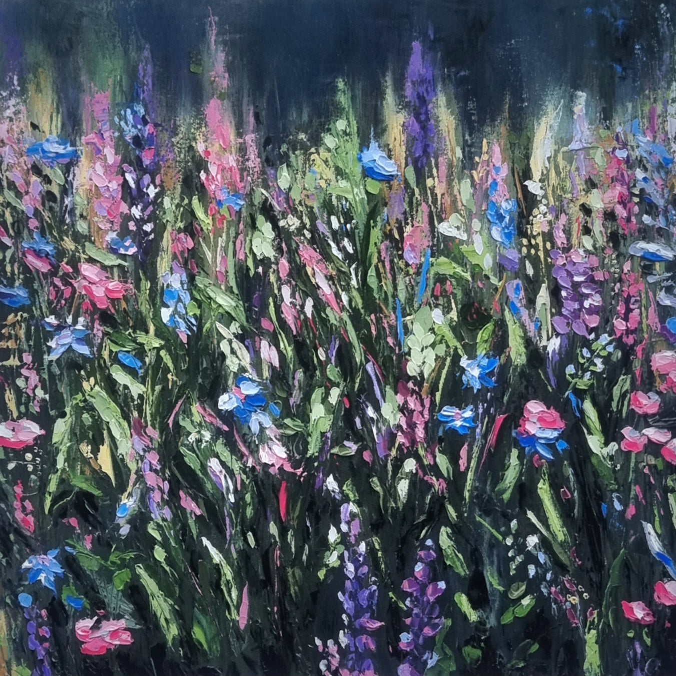 Meadow flowers painting