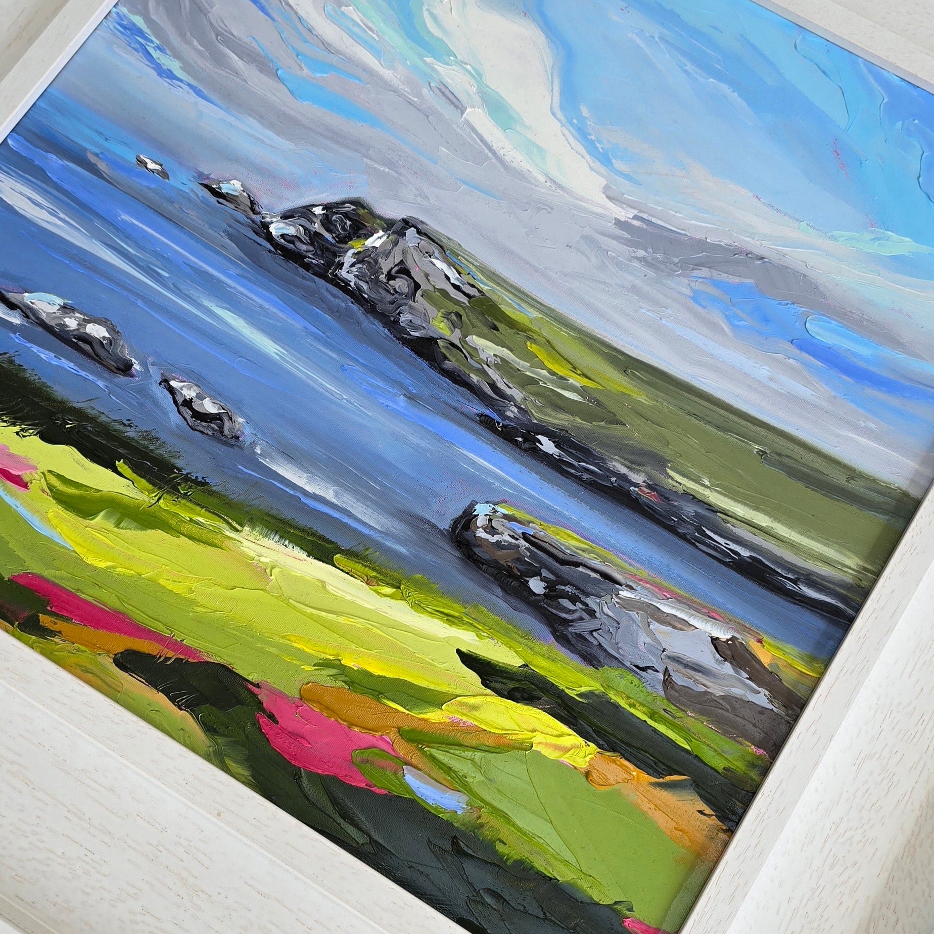 Vibrant painting by Fiona McKenna