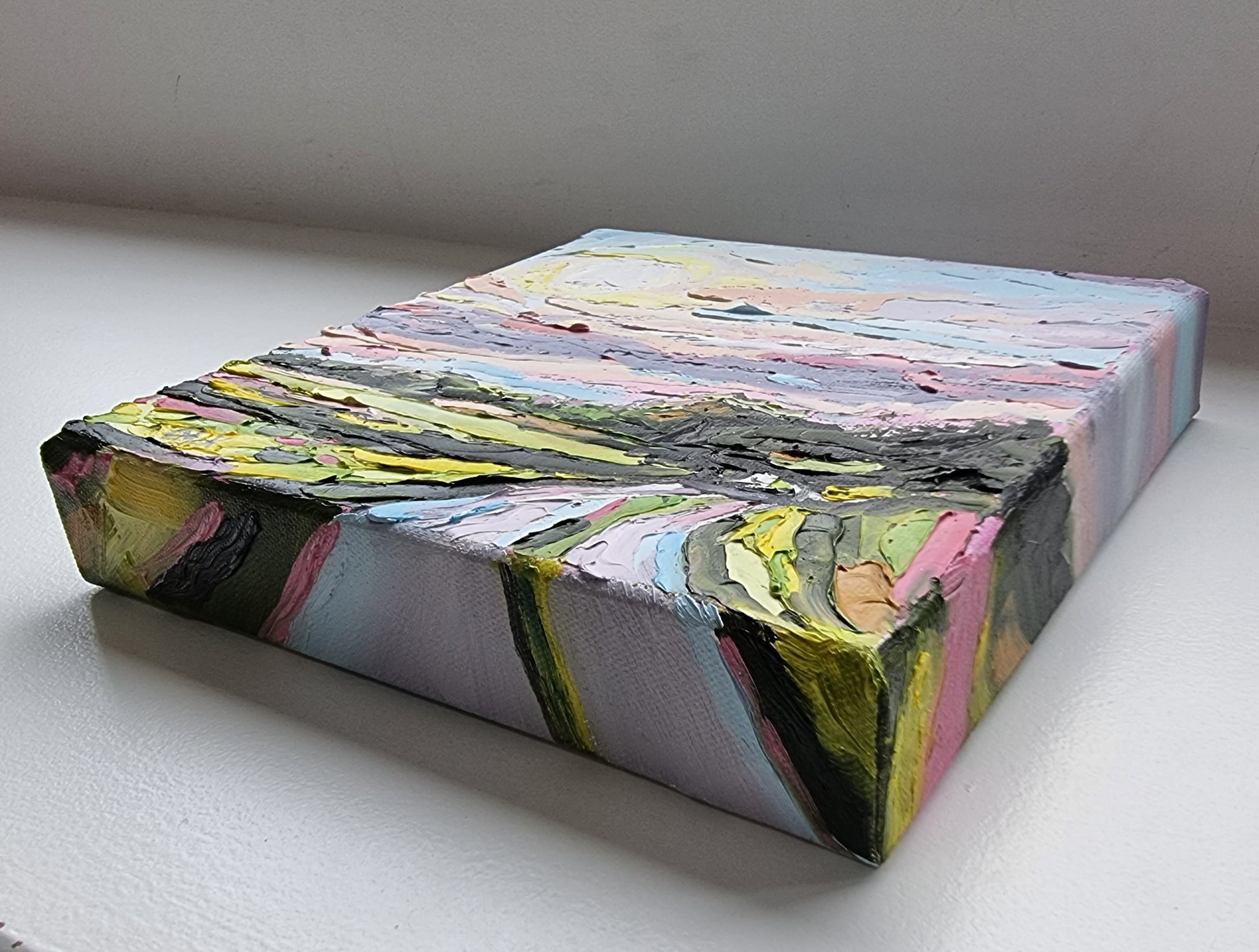 Almost Home oil painting.