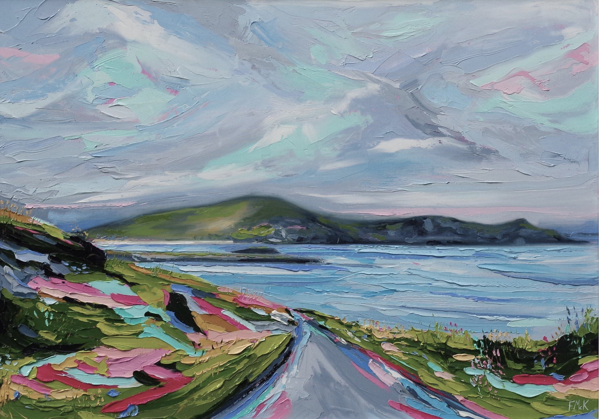 Irish painting of Achill Island