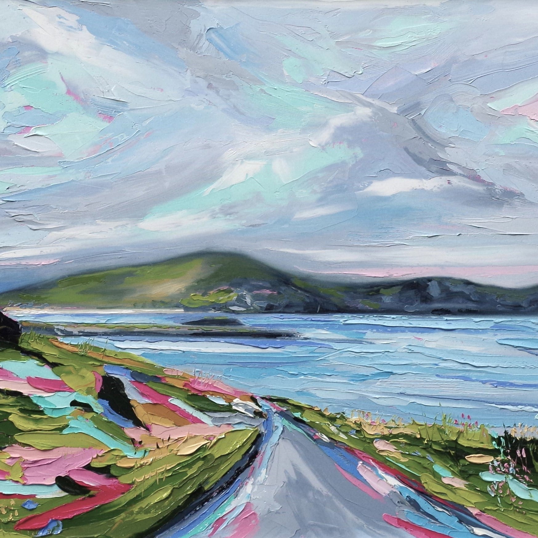 Wild atlantic way inspired painting