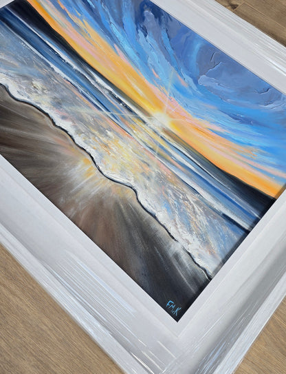 Sunrise Painting over the ocean