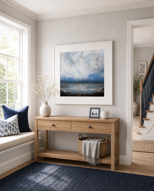 Echoes by the Cloudy Shore | Art Prints