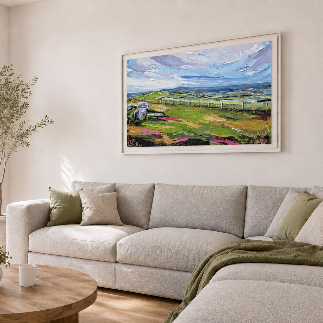 A View From Loughcrew | Original Landscape Painting