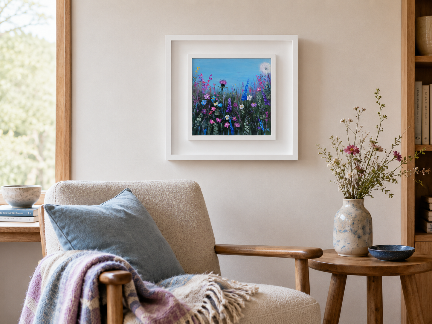 Among the Wildflowers | Framed Floral Art