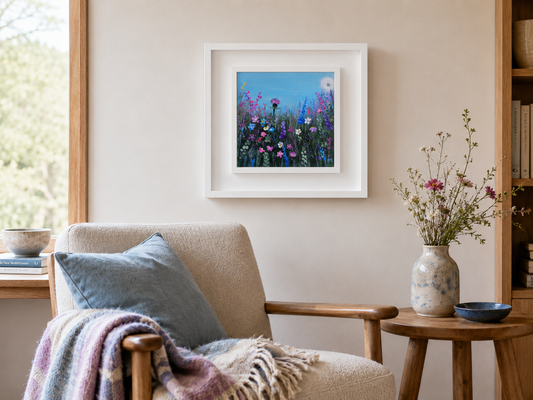 Among the Wildflowers | Framed Floral Art