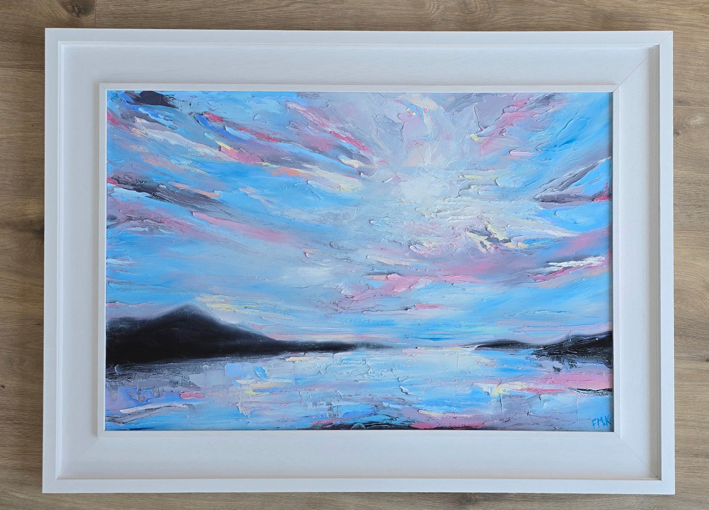 Croagh Patrick framed painting
