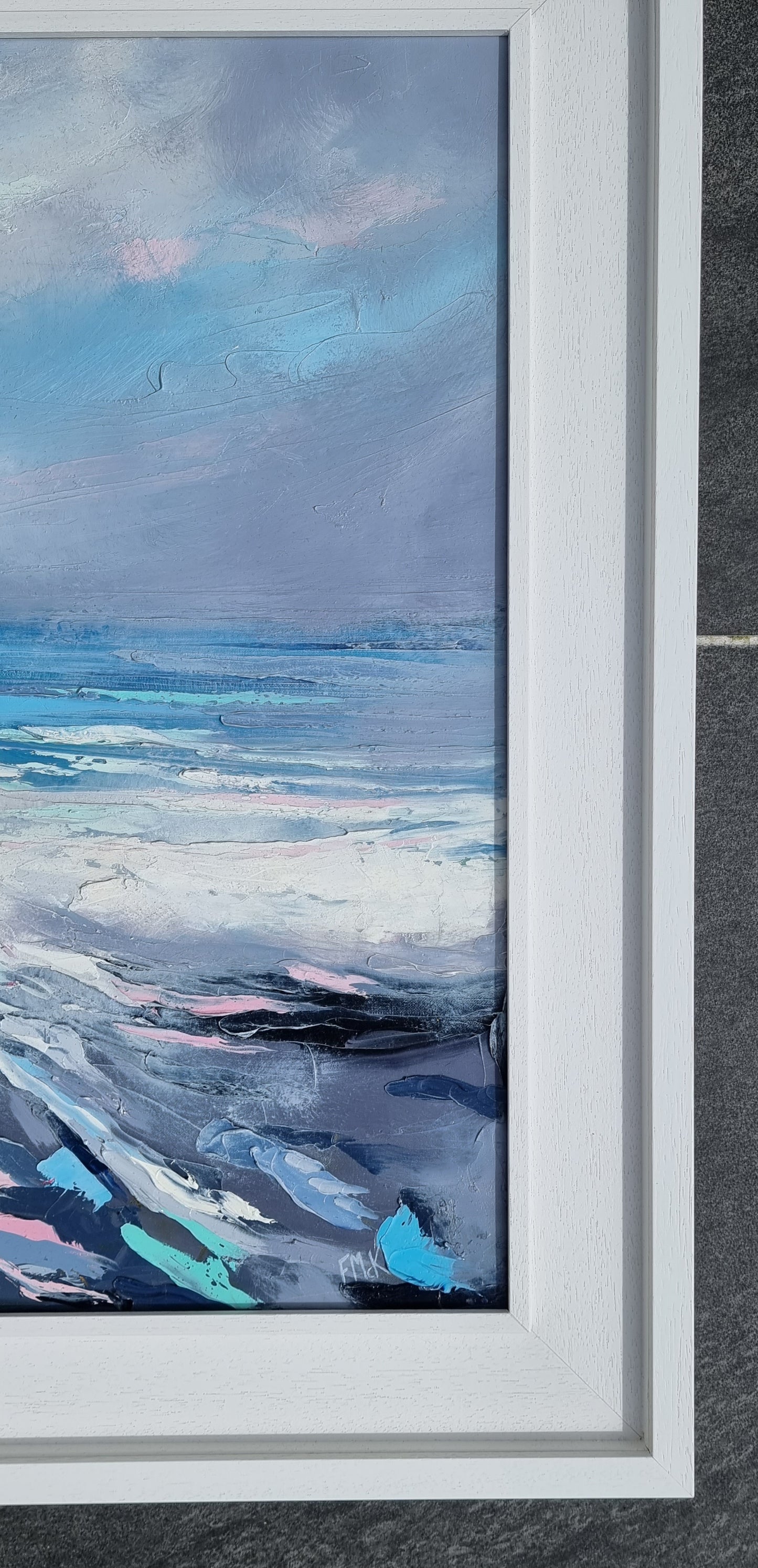 Detail framed Irish Coastal Art