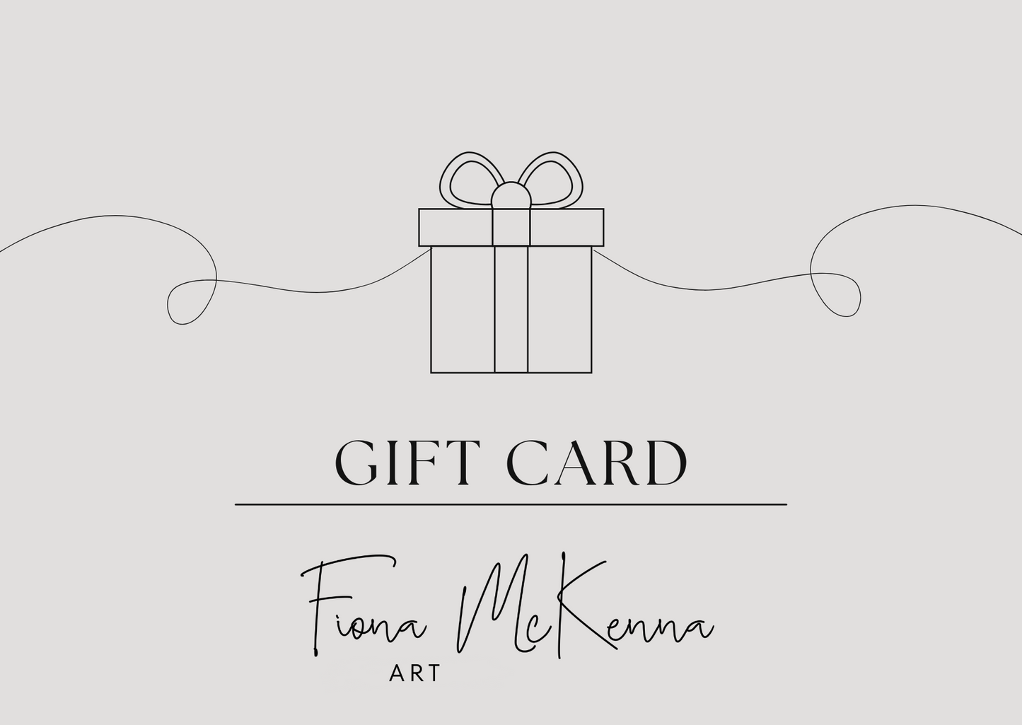 Fiona McKenna Art Gift Card