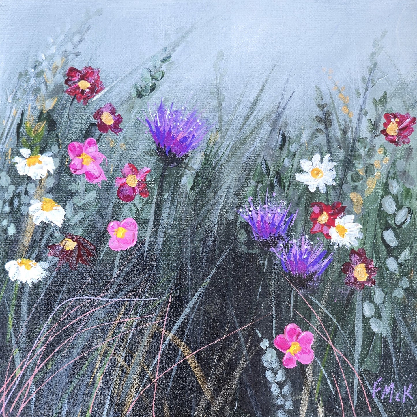 Gentle Bloom | Original Floral Painting