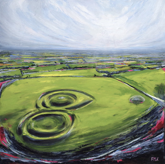 Hill of Tara landscape painting
