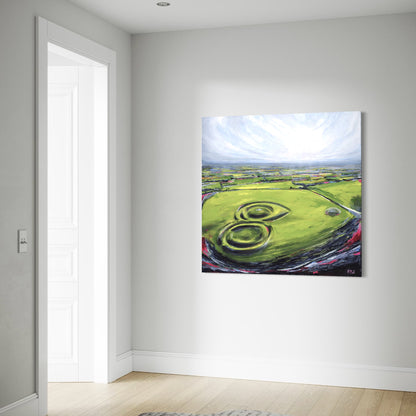 Landscape painting of Hill of Tara