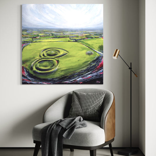 Landscape painting Hill of Tara