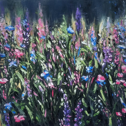 Meadow flowers painting 