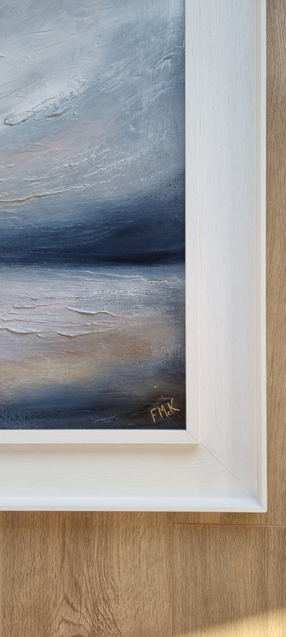 Misty Coast Painting Detail