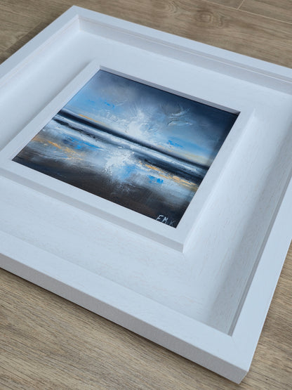Framed coastal art