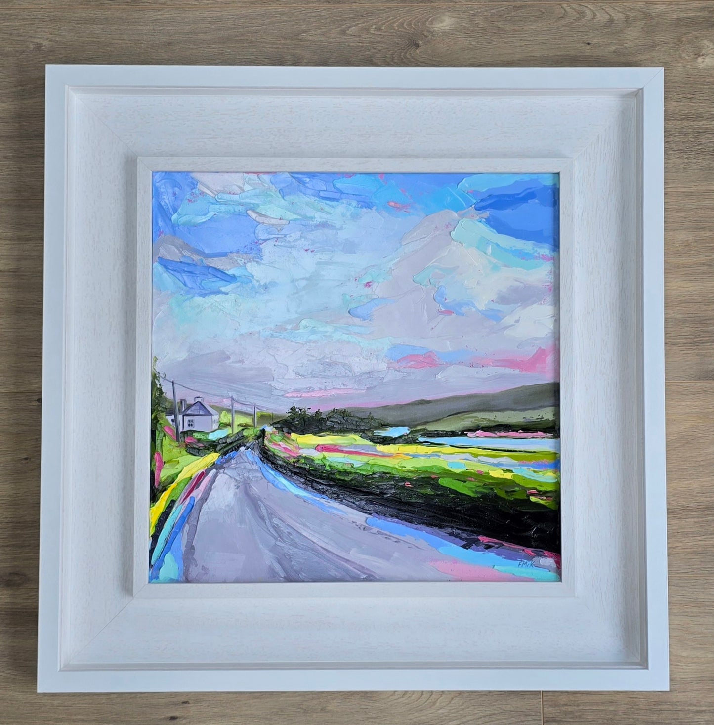 On the Road Back to Clifden oil painting by Fiona McKenna