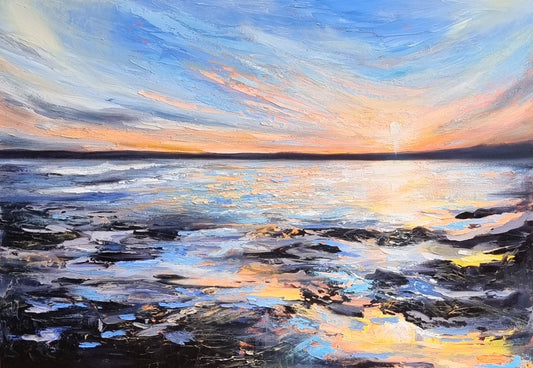Sunset dreaming painting