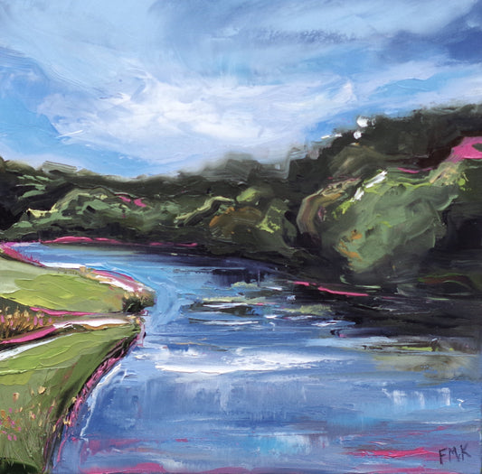 The River Boyne oil painting