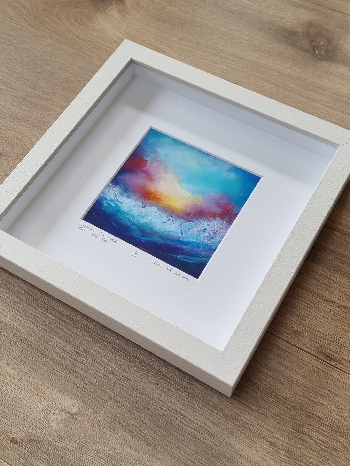 Colours Borrowed From the Sea (Framed Print)