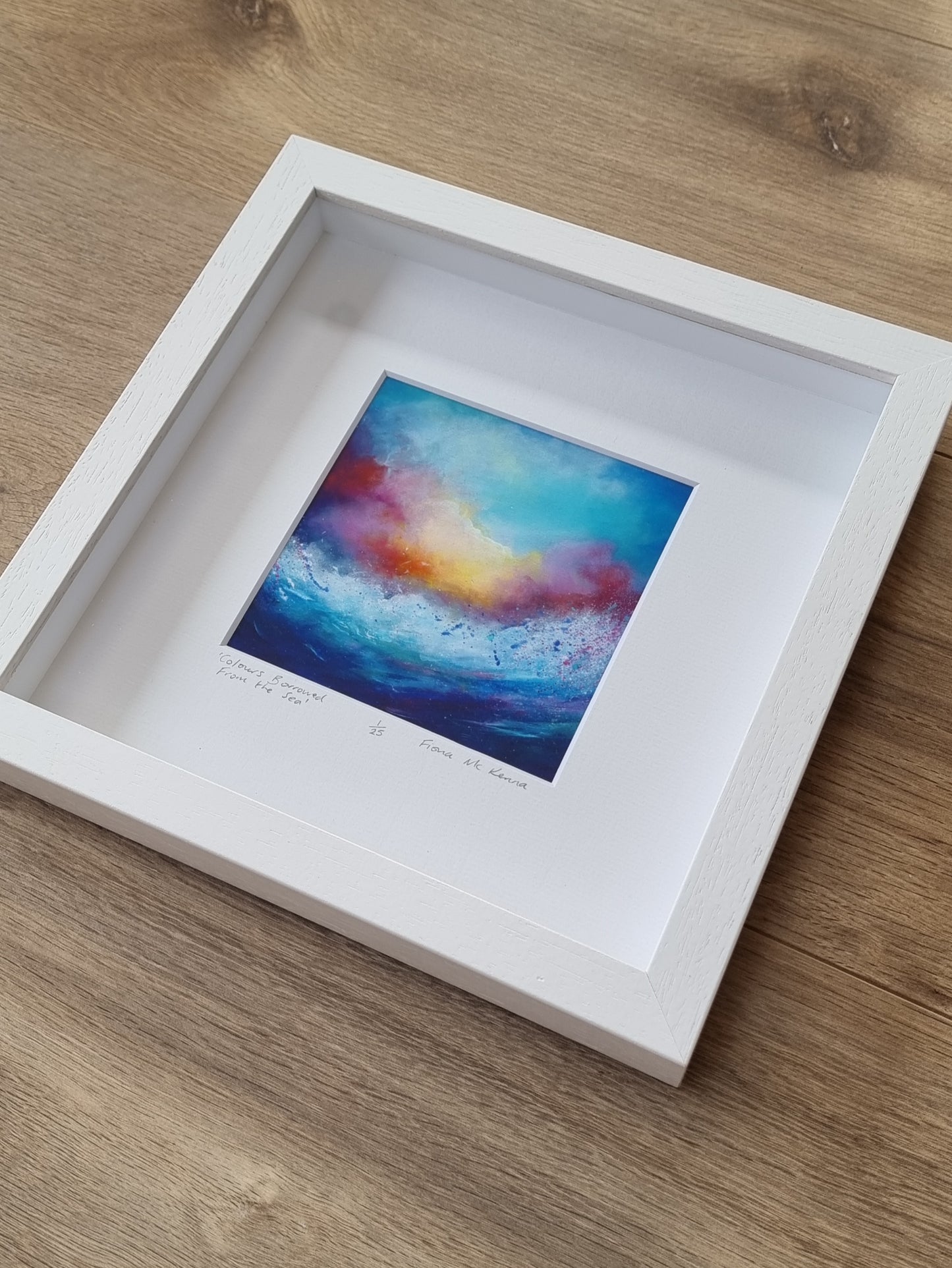 Colours Borrowed From the Sea (Framed Print)