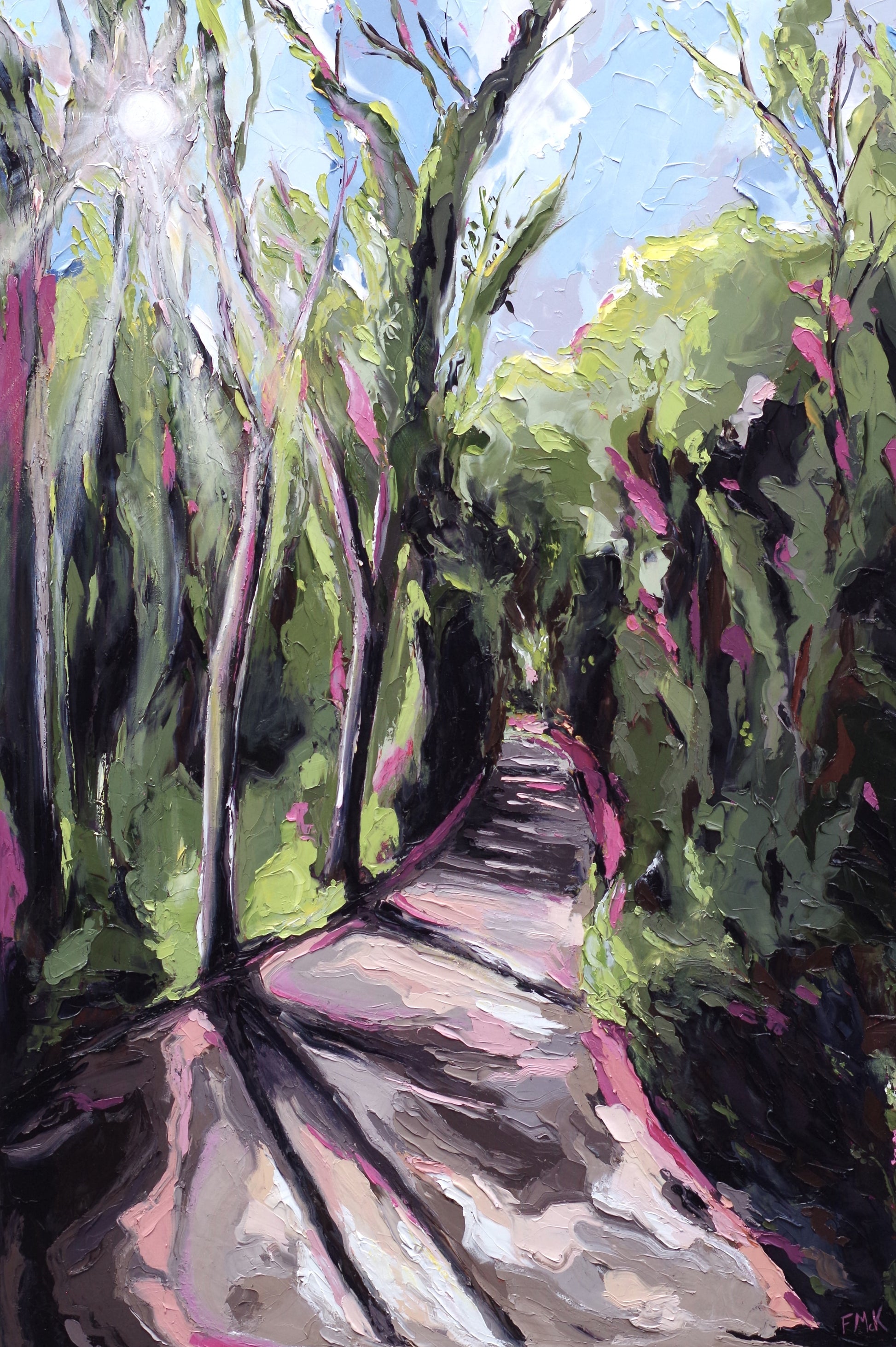 Woodland Wander Forest Painting