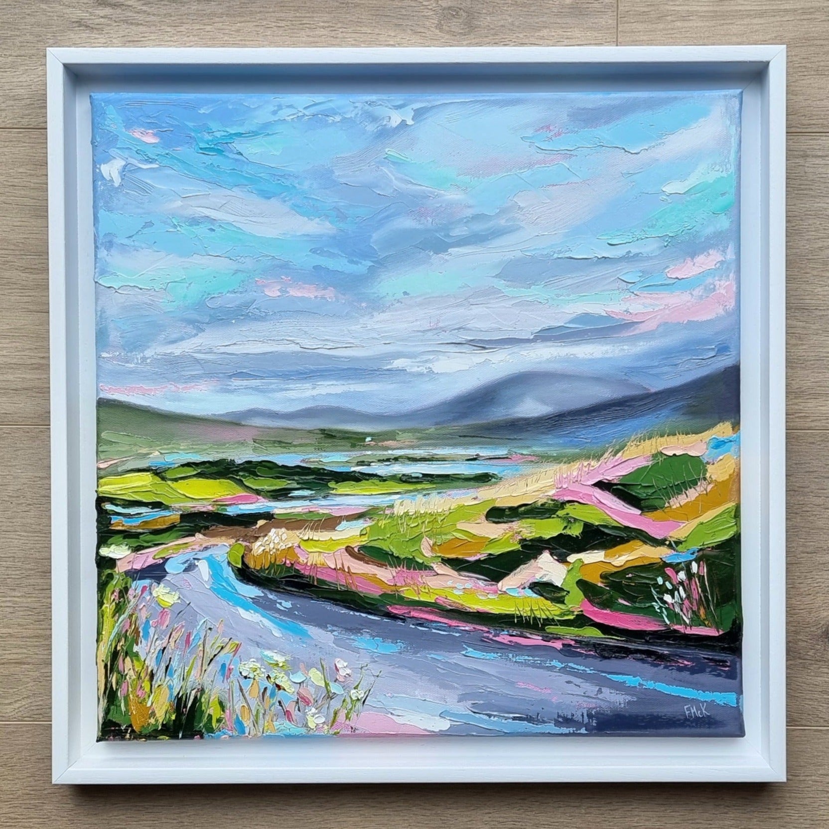 A Connemara Painting entitled: 'A Morning in Connemara' by Irish Artist Fiona McKenna