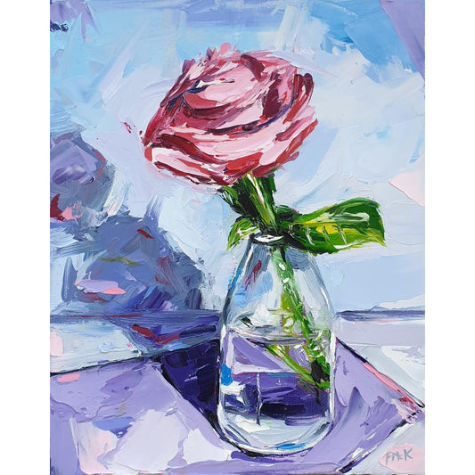 Rose in Bloom painting